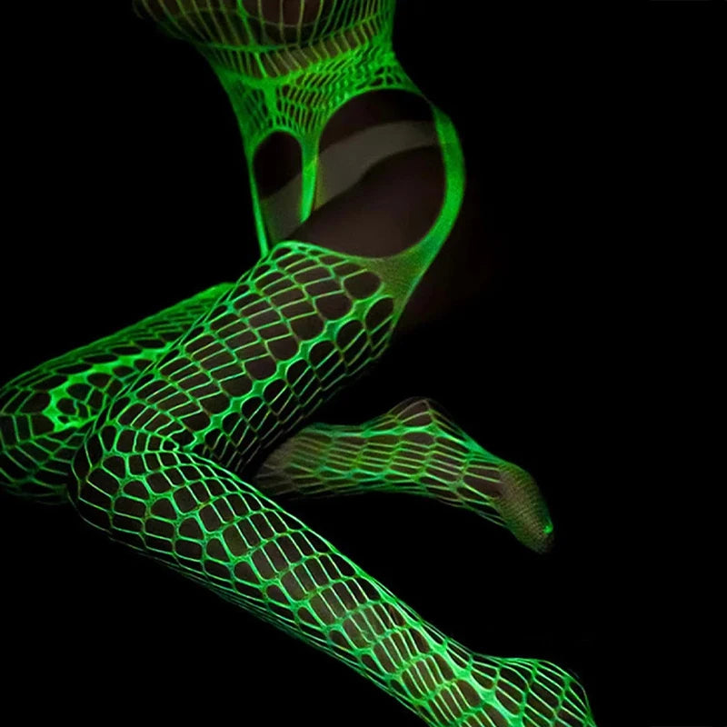 New Crotchless Fishnet Bodysuit