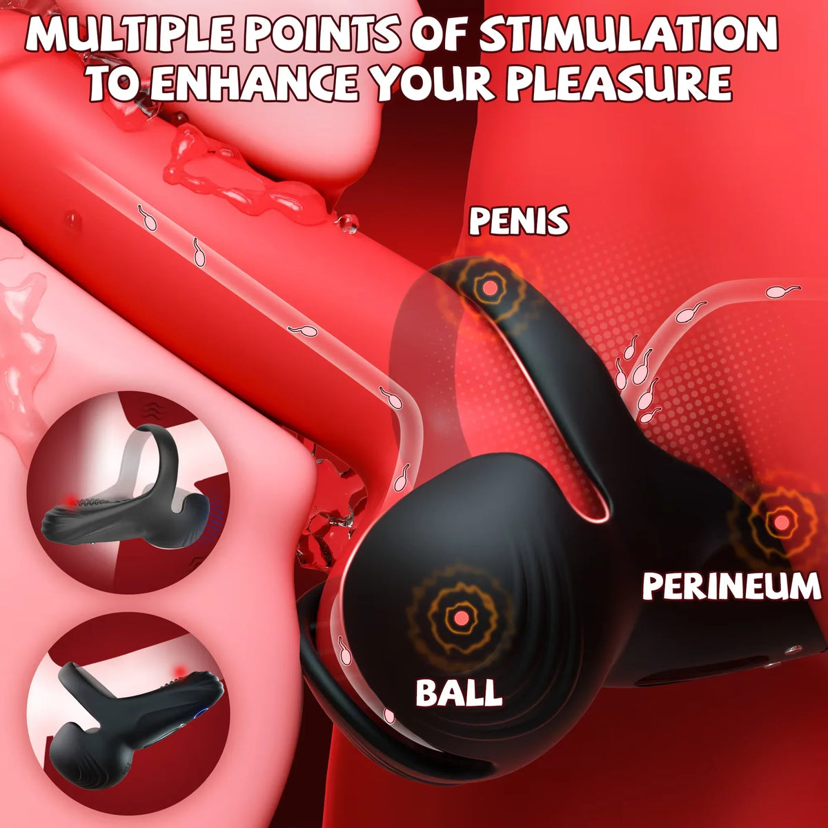 360° Full-Wrap Testicle Massager